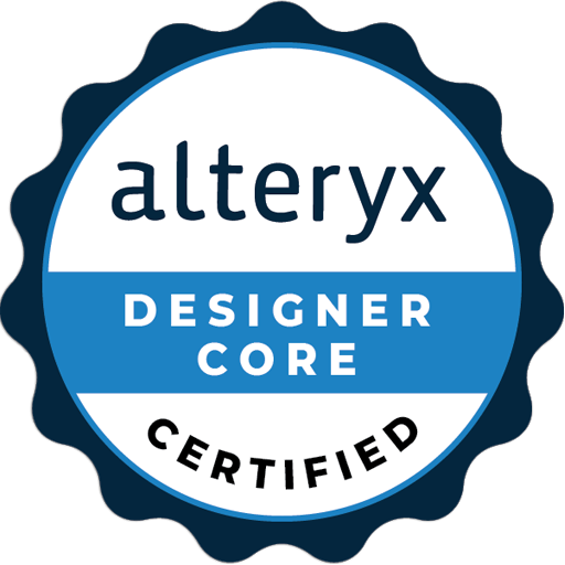 Alteryx Designer Core badge