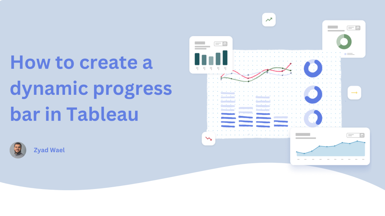 How to create a dynamic progress bar in Tableau